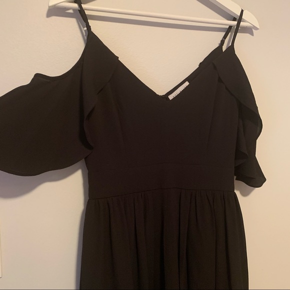 SOCIALITE Off The Shoulder Romper Maxi Dress - Picture 3 of 4